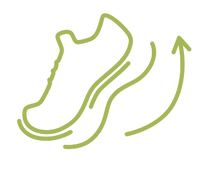 Dünne, flexible Sohle